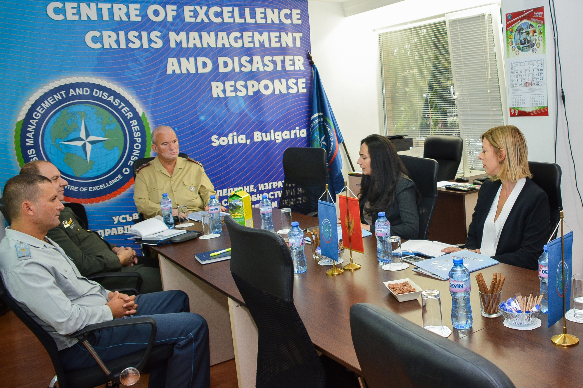 Montenegro Ministry of Defence Delegation Visits CMDR COE