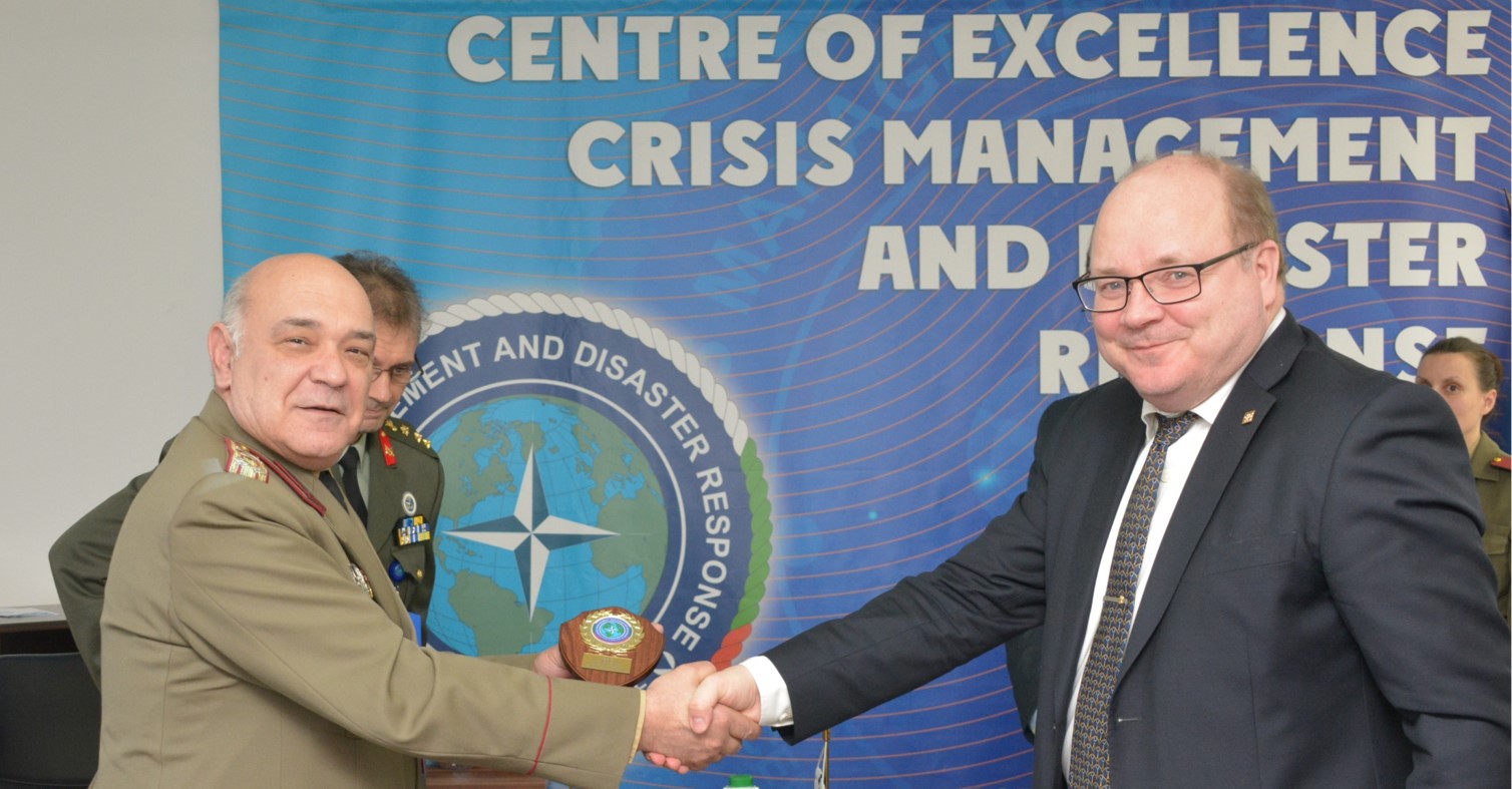 CMDR COE Welcomes the European Centre of Excellence for Countering Hybrid Threats Director Dr. Matti SAARELAINEN 