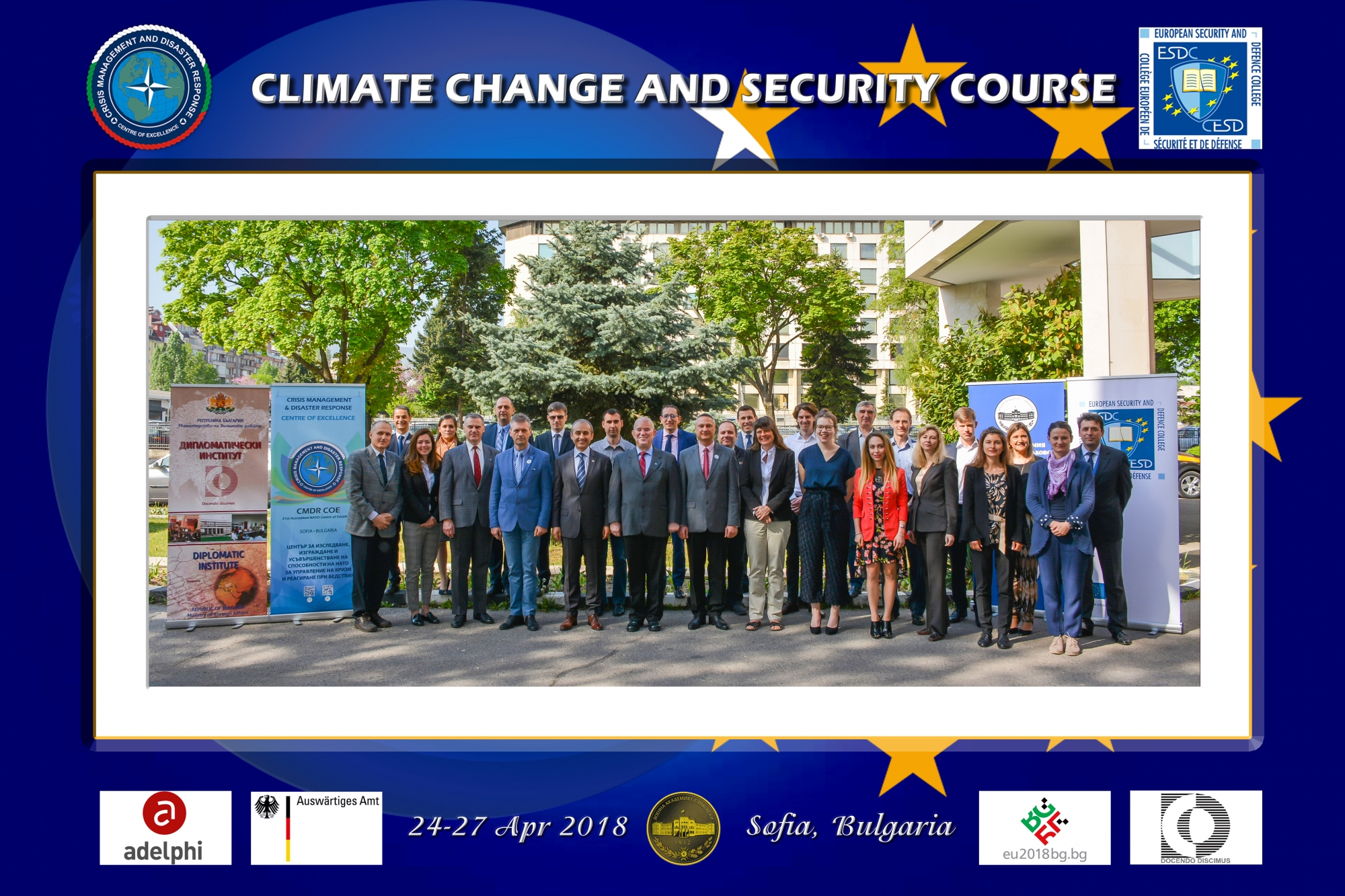 Productive discussions and excellent feedback received from Climate Change and Security Pilot Course 