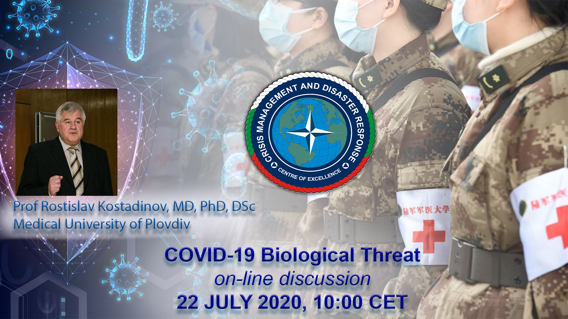 On-line discussion on “COVID-19 Biological Threat-Military Medical Challenges”