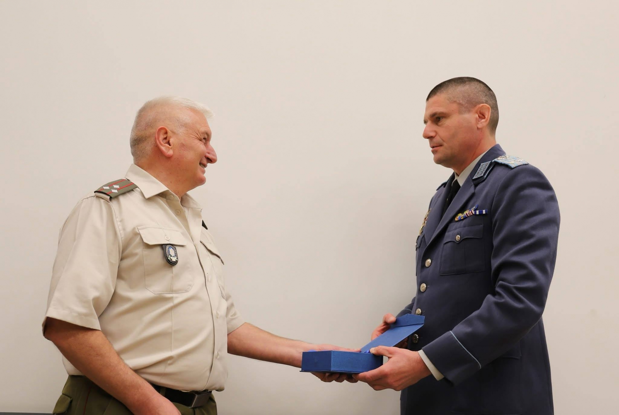 CMDR COE Plaque to Colonel Prof. Dr. Andrey Galev, MD
